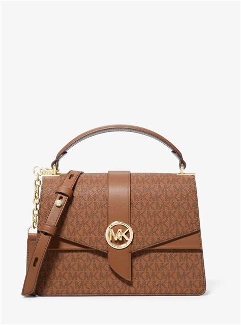 michael kors greenwich medium|Michael Kors reese medium satchel.